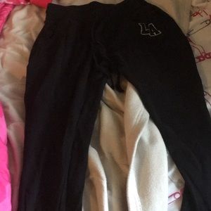 Black LA Joggers